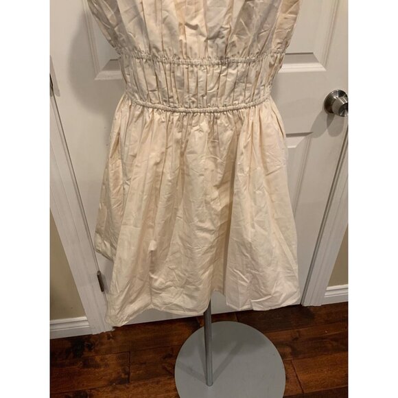 English Factory Cream Sundress W/ Ruffle Elastic Straps, Size M, NWT! - Picture 3 of 9